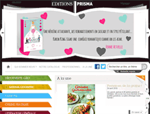 Tablet Screenshot of editions-prisma.com